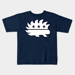 Libertarian Porcupine White Kids T-Shirt